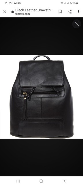 gigi leather backpack